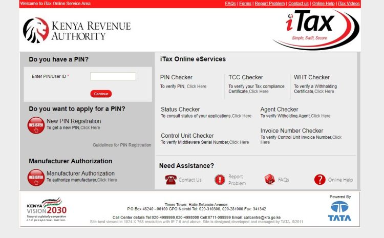  KRA Introduces New PIN Category for Non-Taxpayers, Including Students